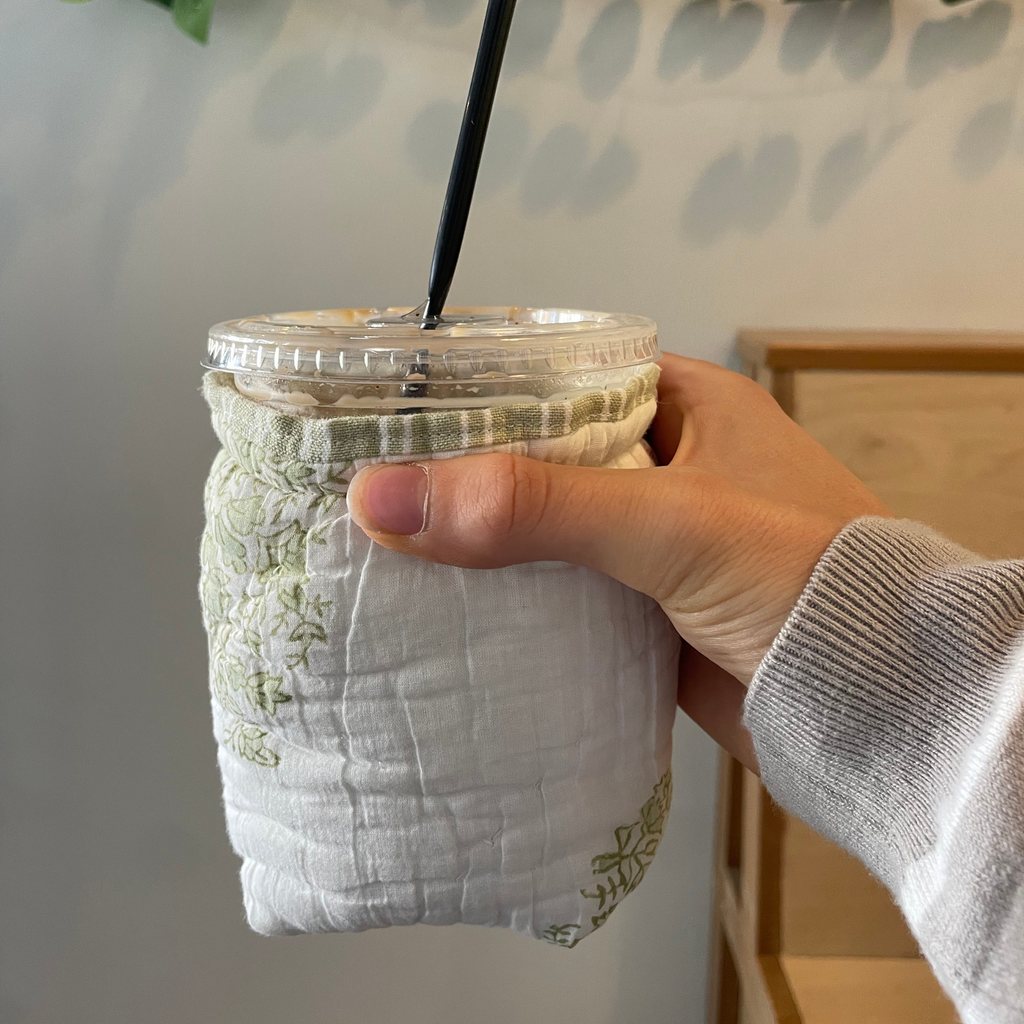 Quilted Coffee Koozie