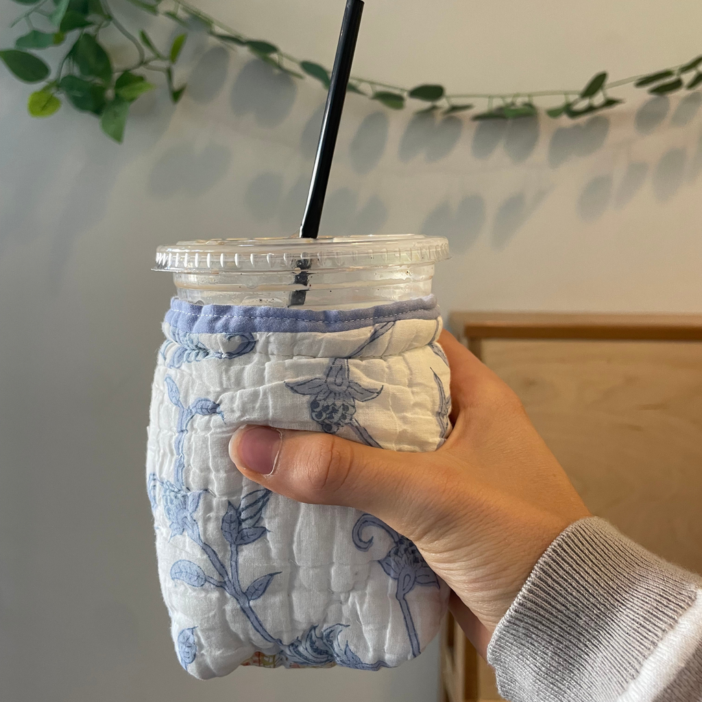 Quilted Coffee Koozie