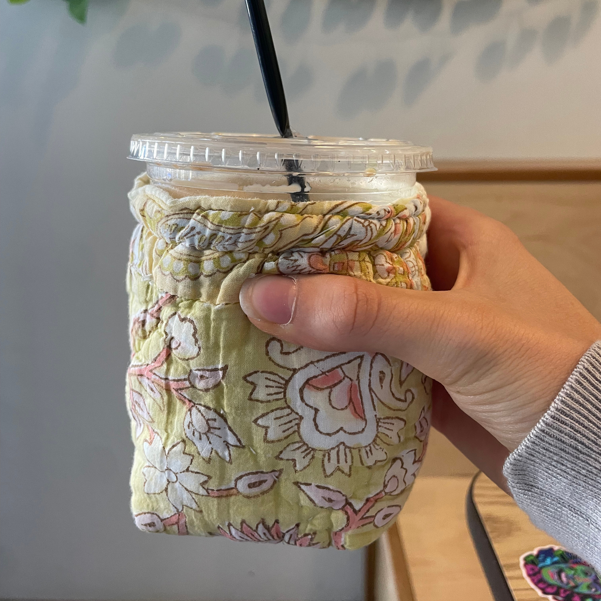 Quilted Coffee Koozie