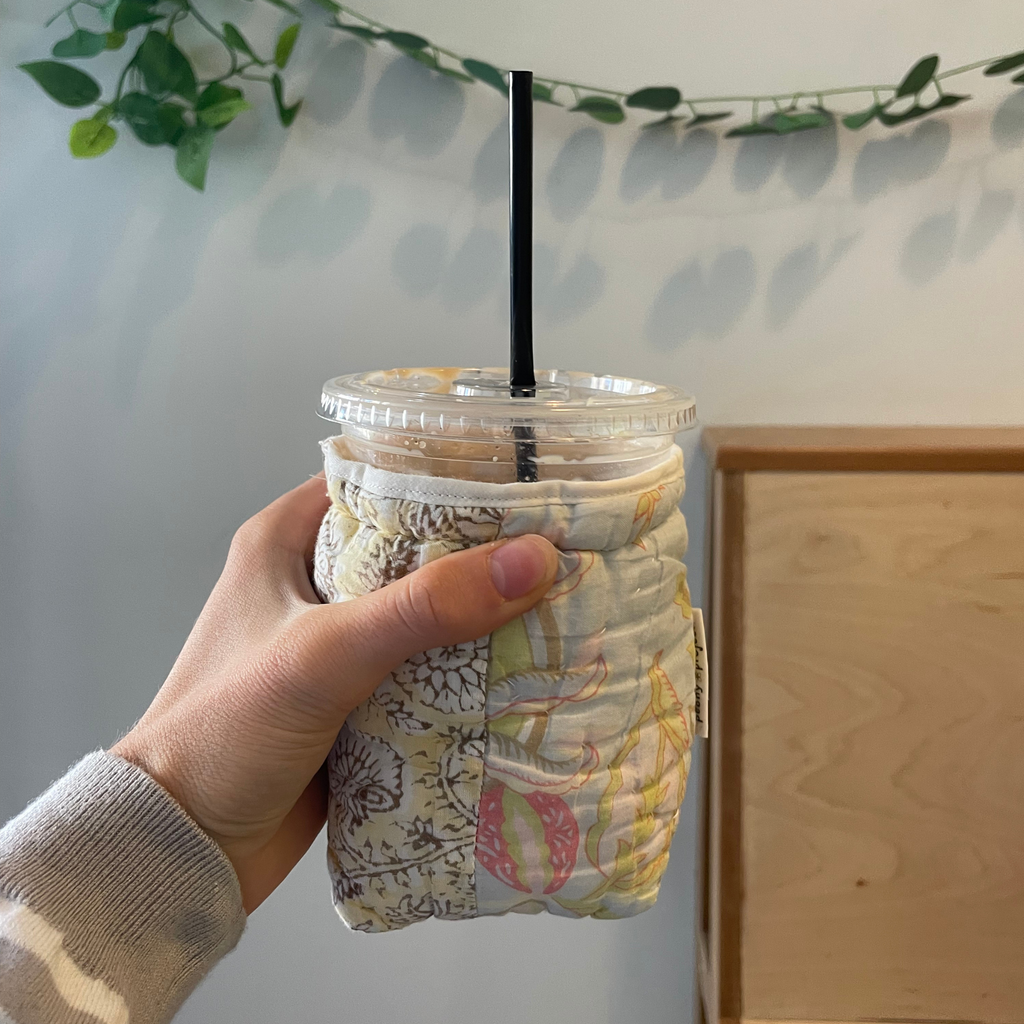 Quilted Coffee Koozie