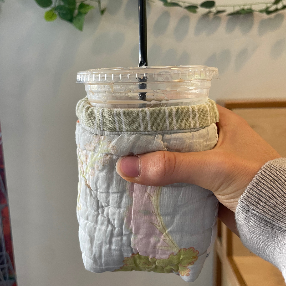 Quilted Coffee Koozie