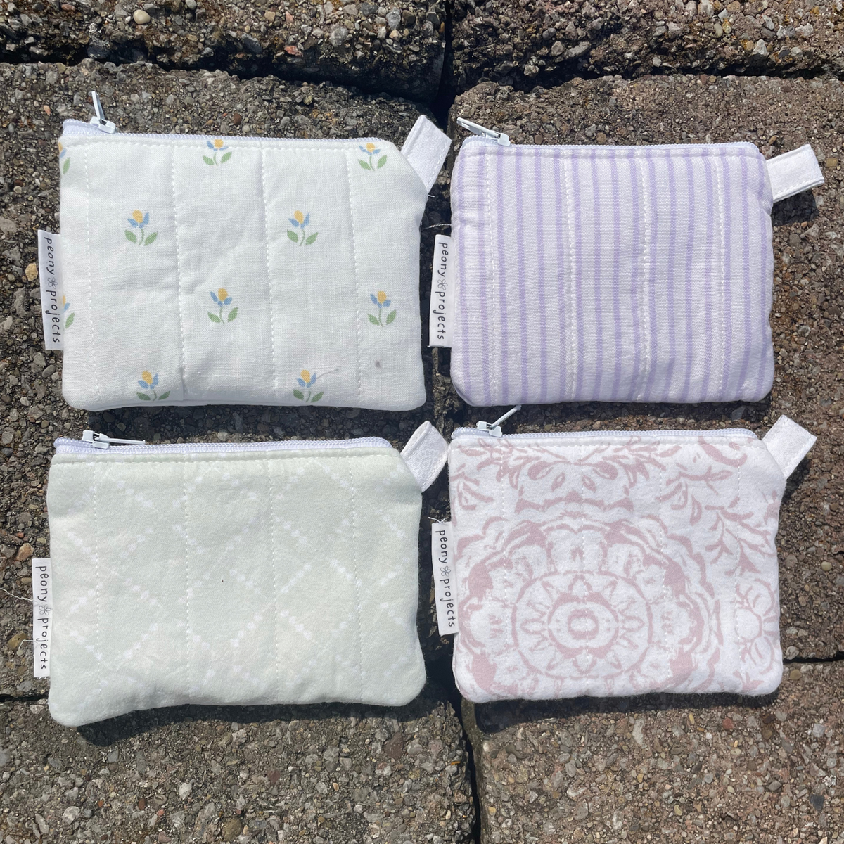 Seafoam Diamond Keychain Wallet