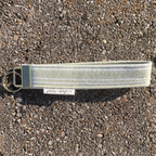 Green Stripe Keychain Wristlet