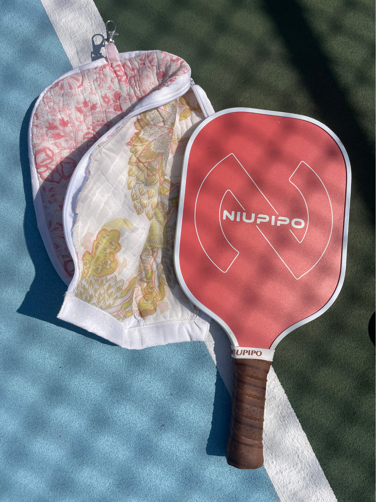 Quilted Pickleball Paddle Cover