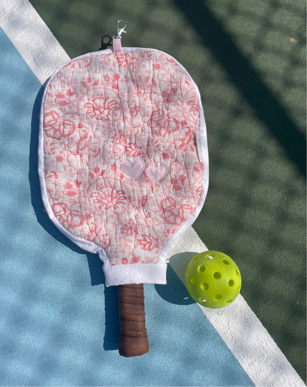 Quilted Pickleball Paddle Cover