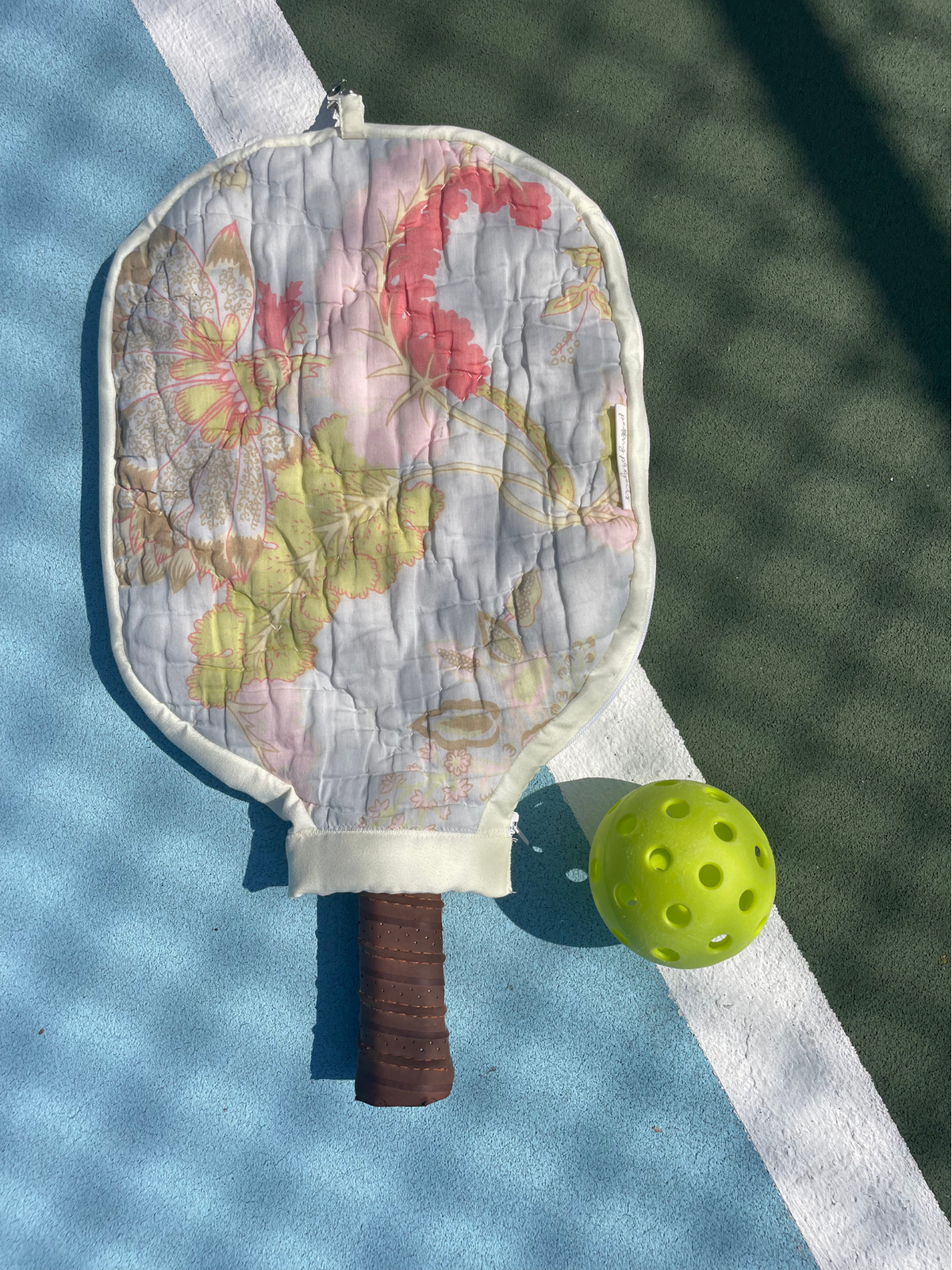 Quilted Pickleball Paddle Cover