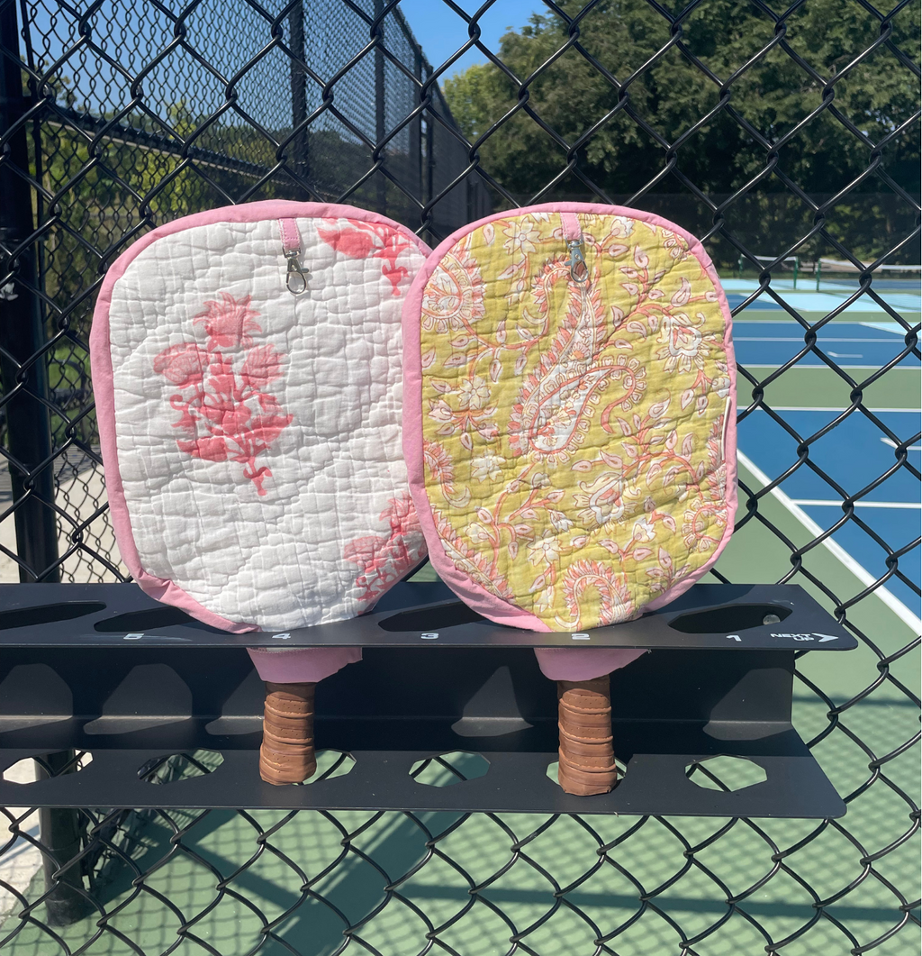 Quilted Pickleball Paddle Cover