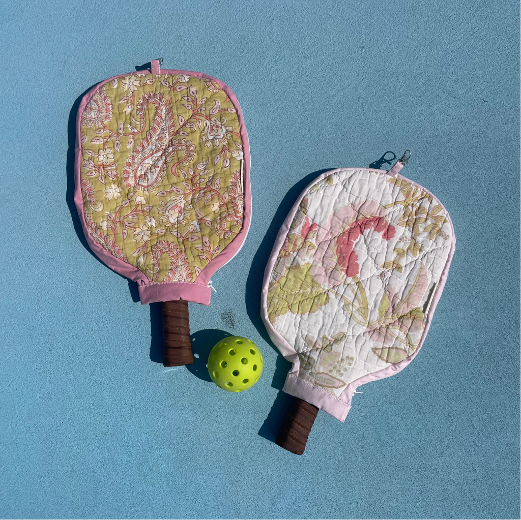 Quilted Pickleball Paddle Cover