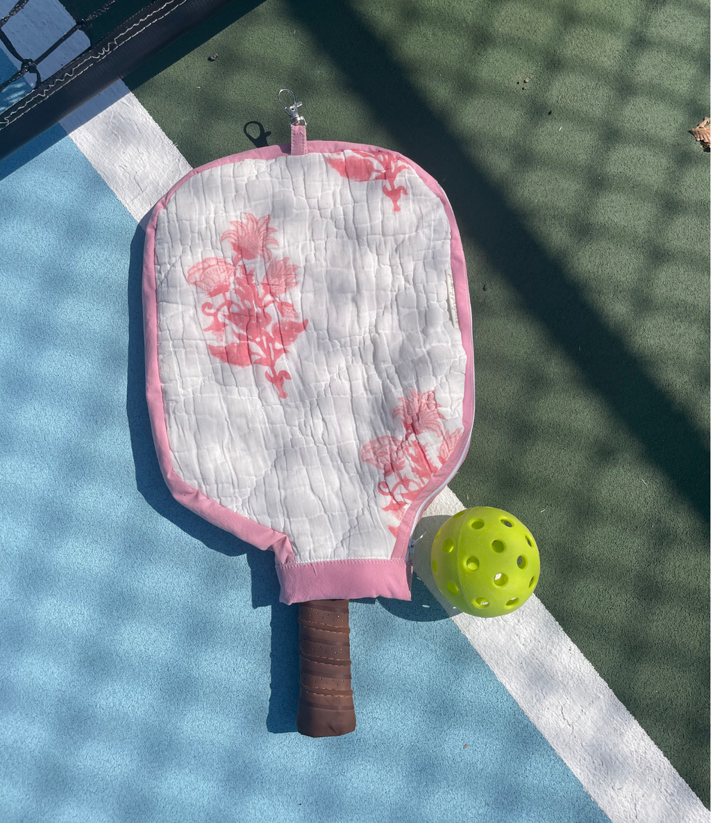 Quilted Pickleball Paddle Cover