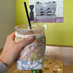 Quilted Coffee Koozie