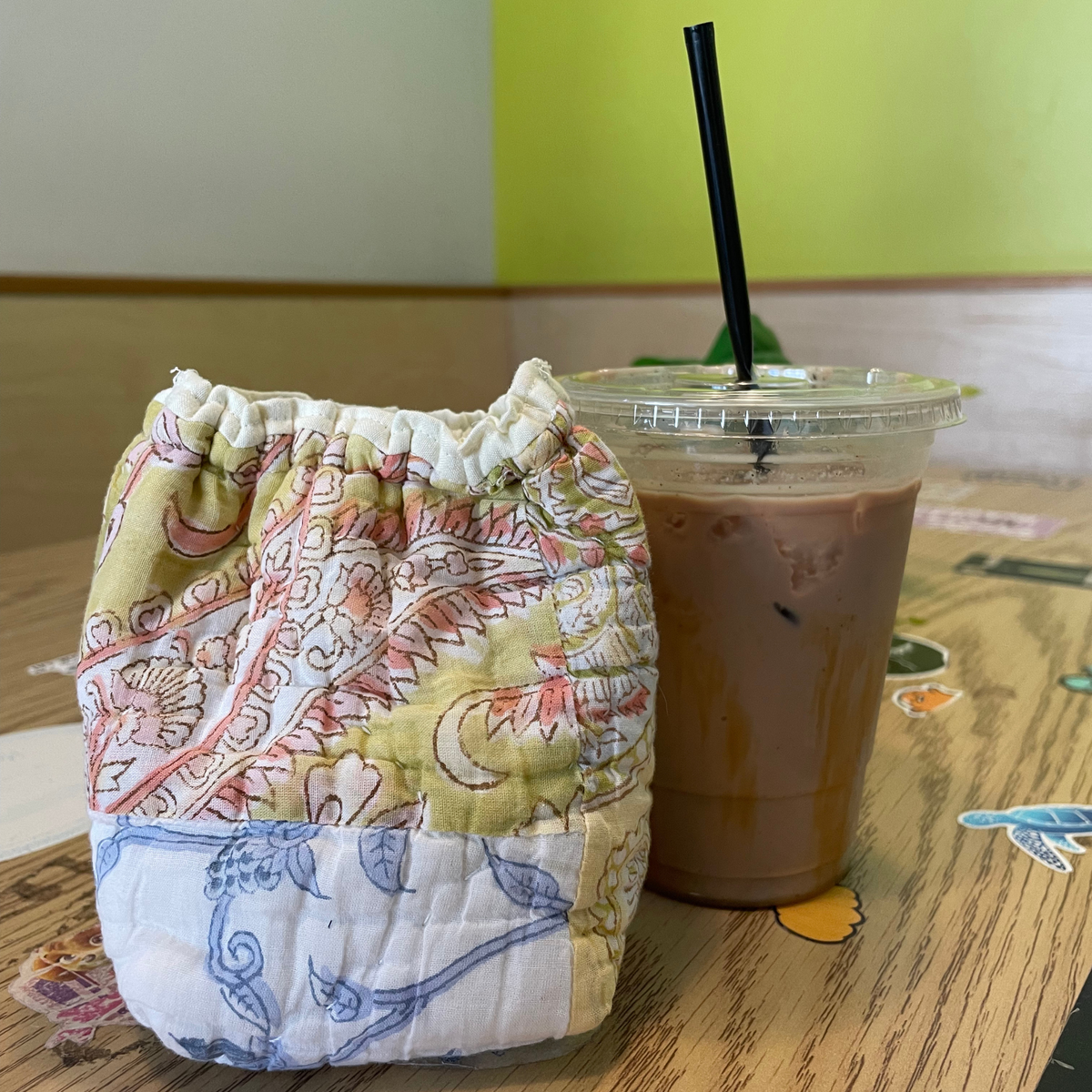 Quilted Coffee Koozie