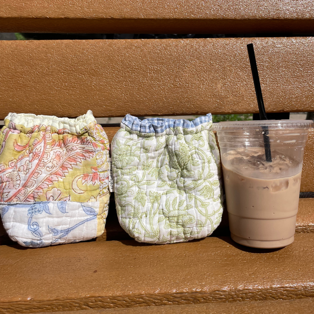 Quilted Coffee Koozie