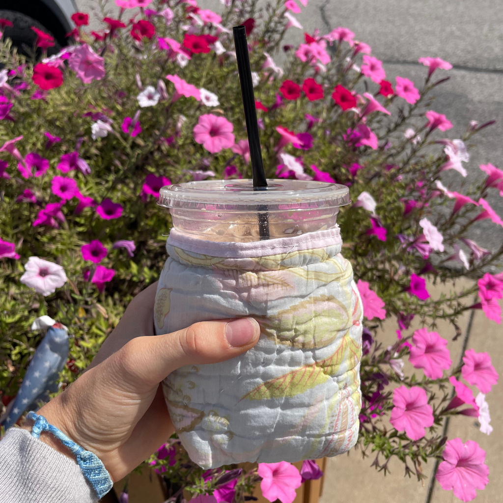 Quilted Coffee Koozie