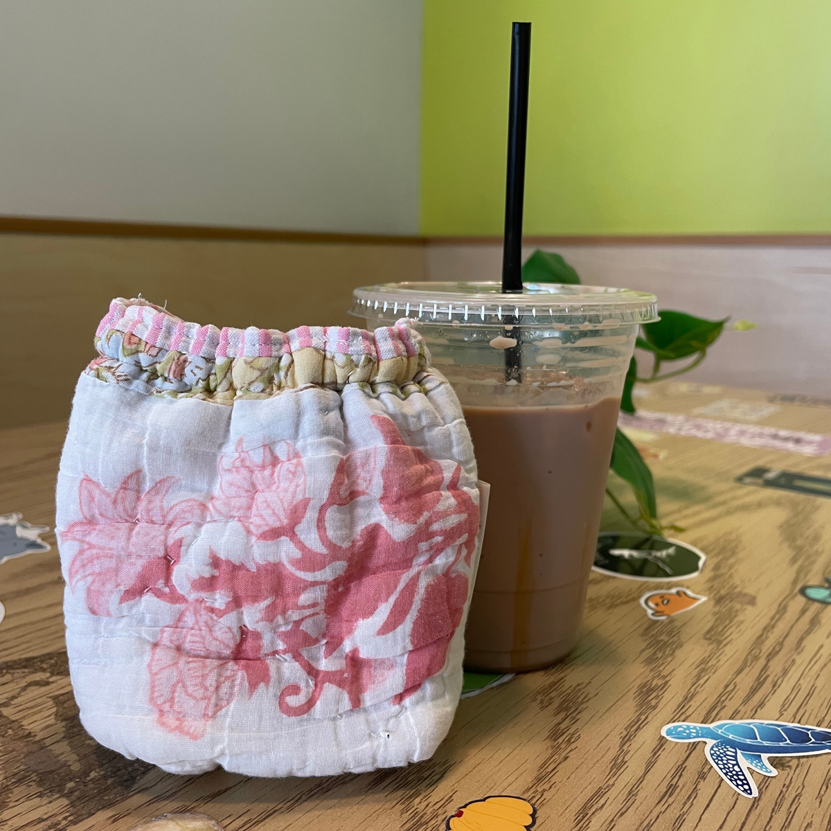 Quilted Coffee Koozie