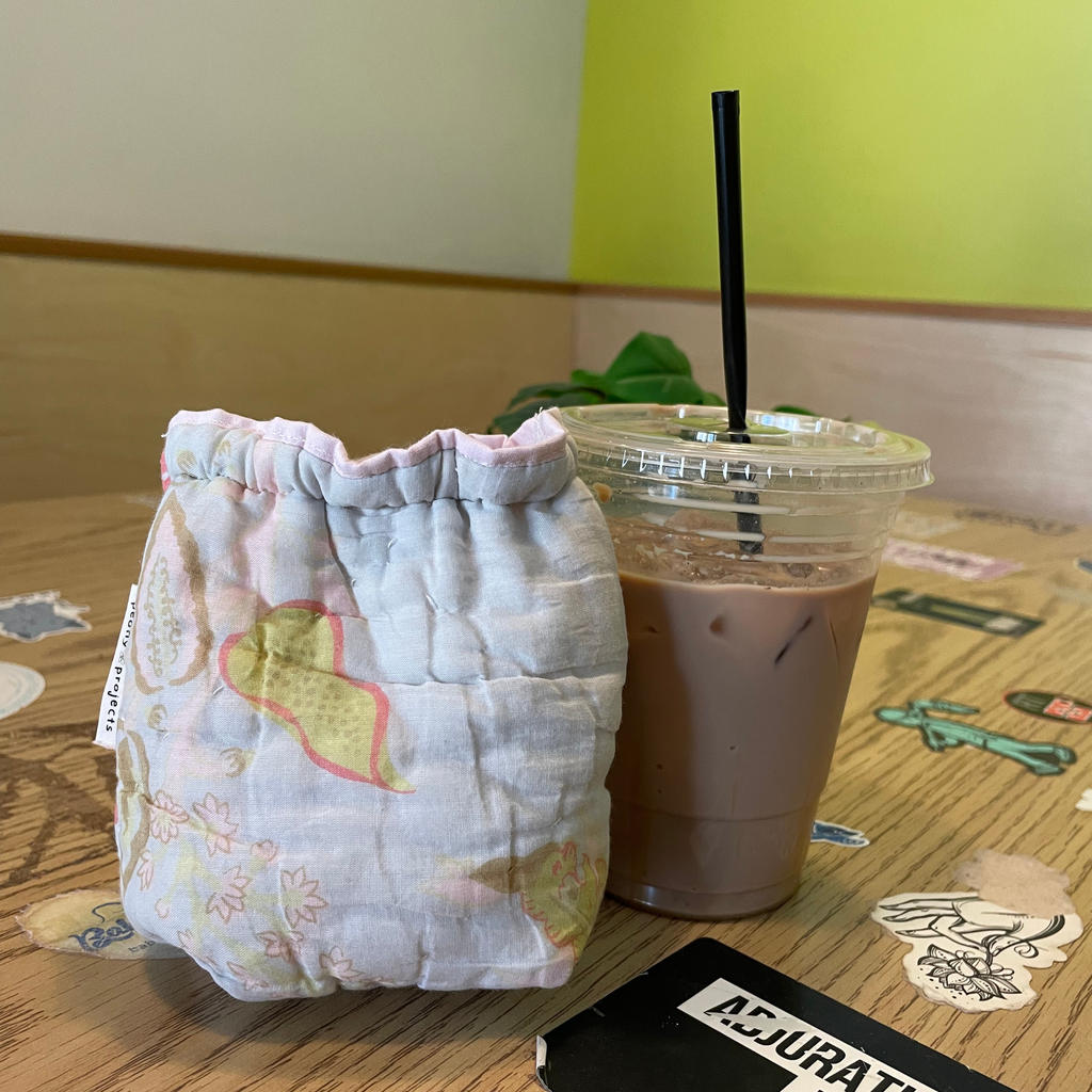 Quilted Coffee Koozie