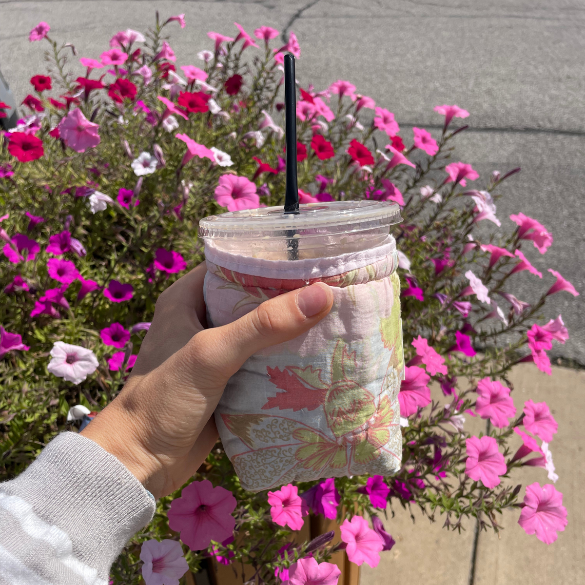 Quilted Coffee Koozie