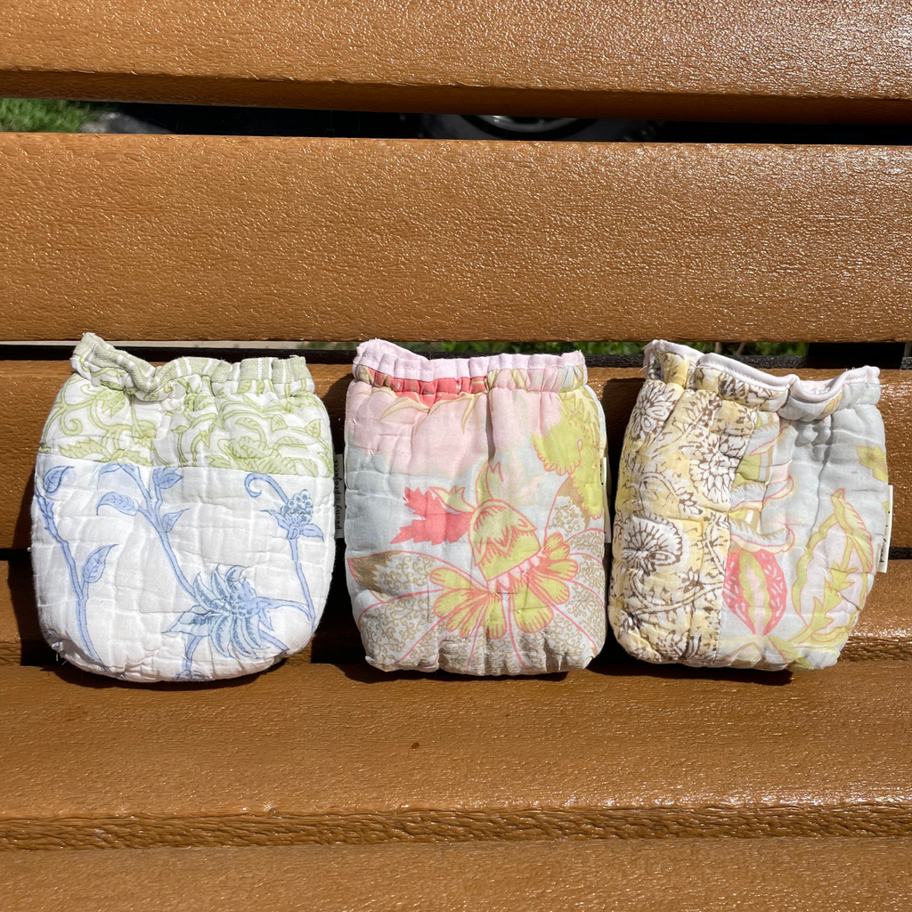 Quilted Coffee Koozie