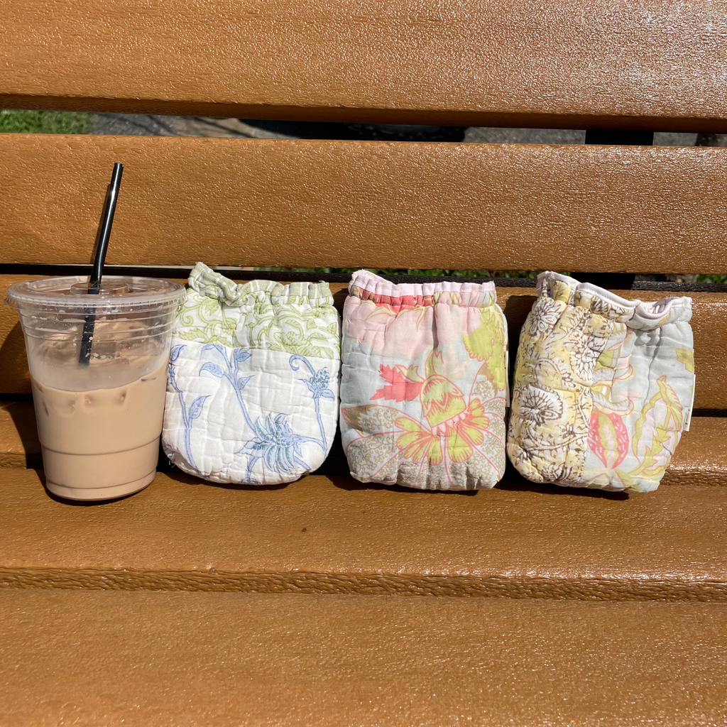 Quilted Coffee Koozie
