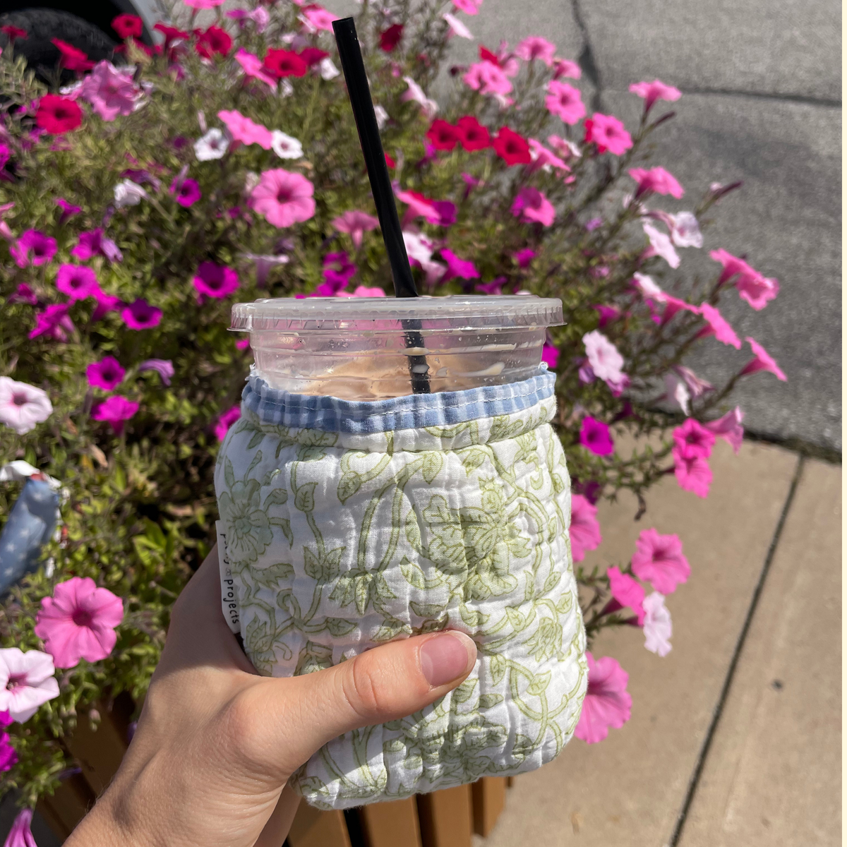 Quilted Coffee Koozie