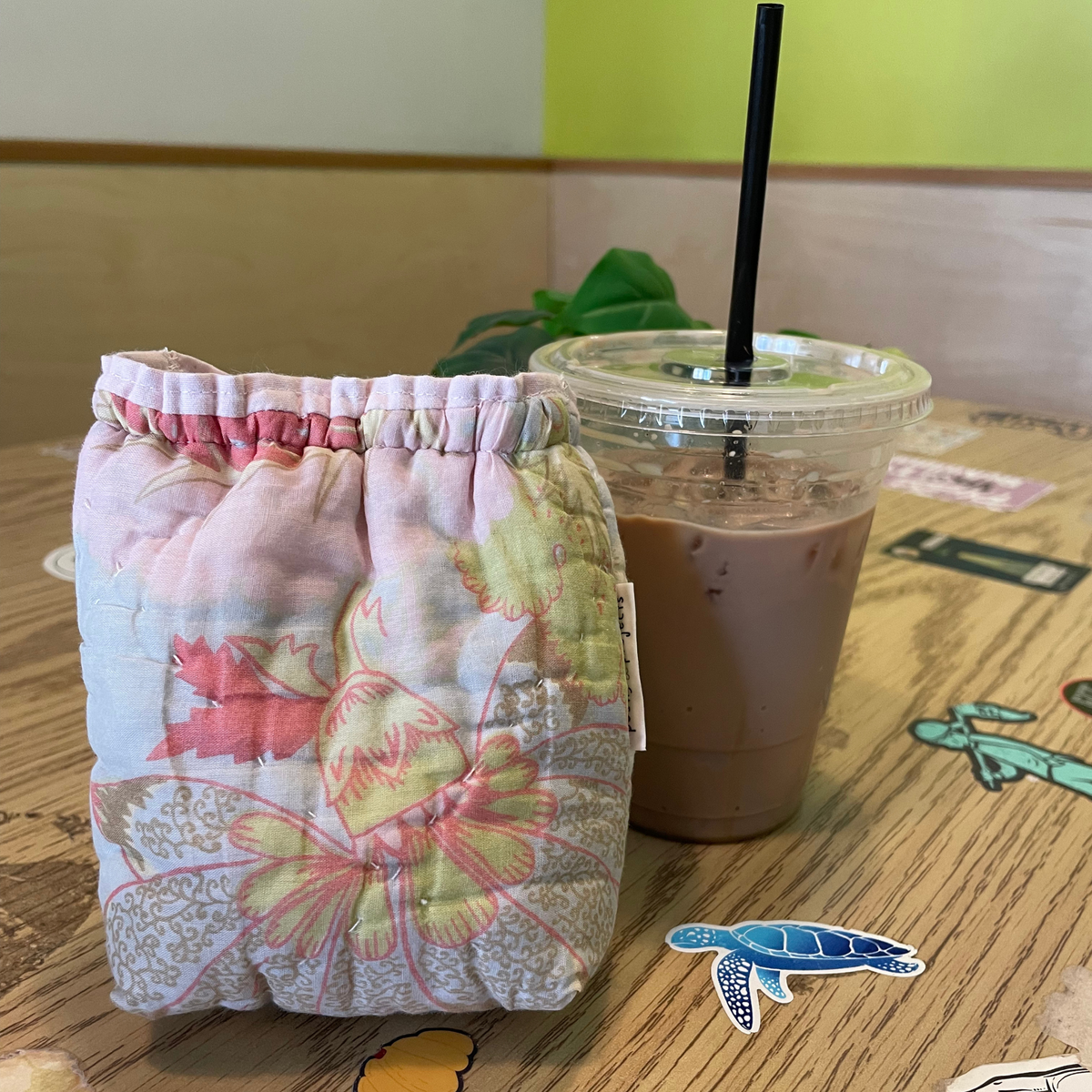 Quilted Coffee Koozie