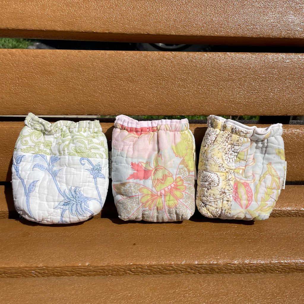 Quilted Coffee Koozie
