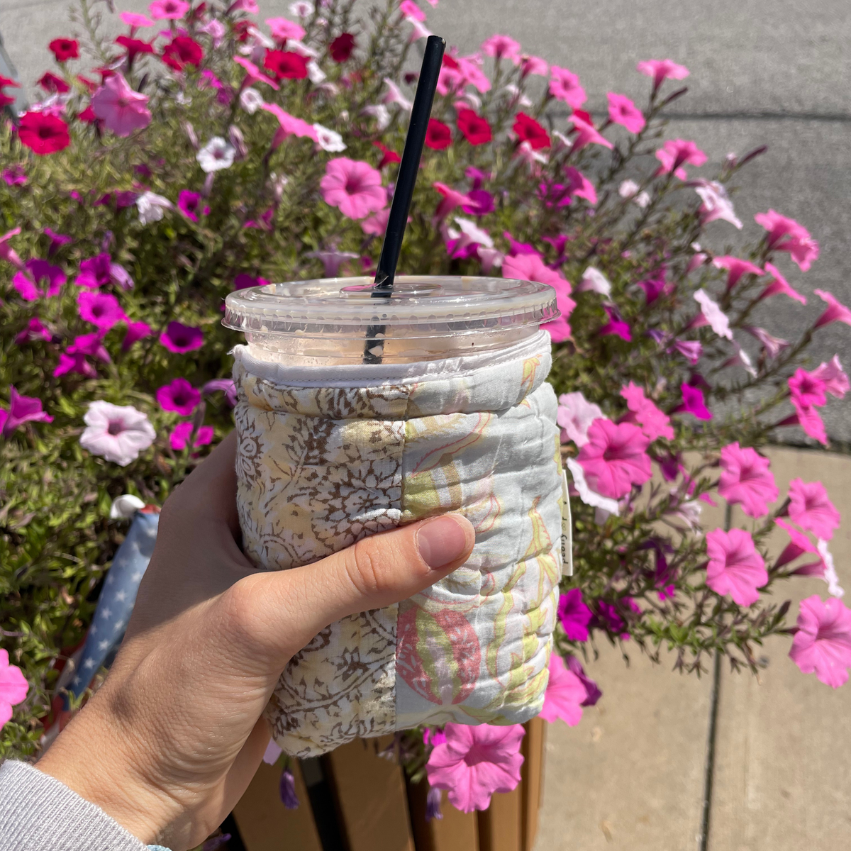Quilted Coffee Koozie
