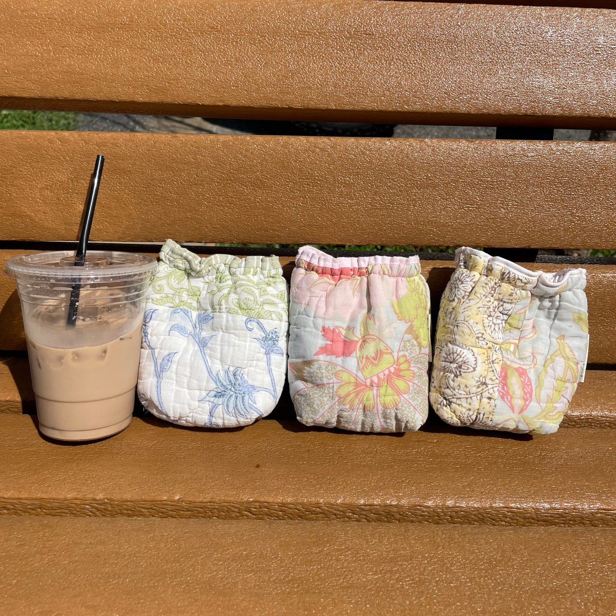 Quilted Coffee Koozie