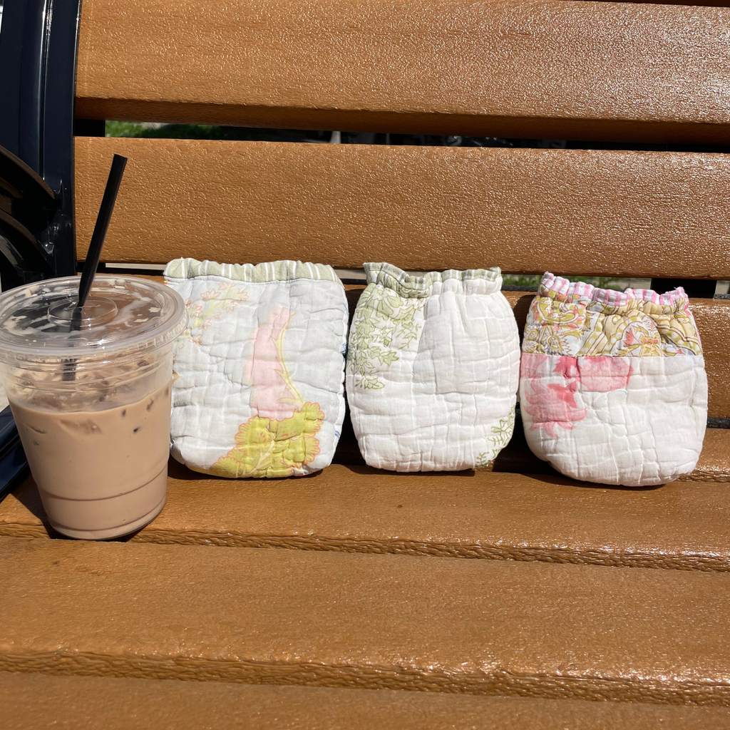 Quilted Coffee Koozie