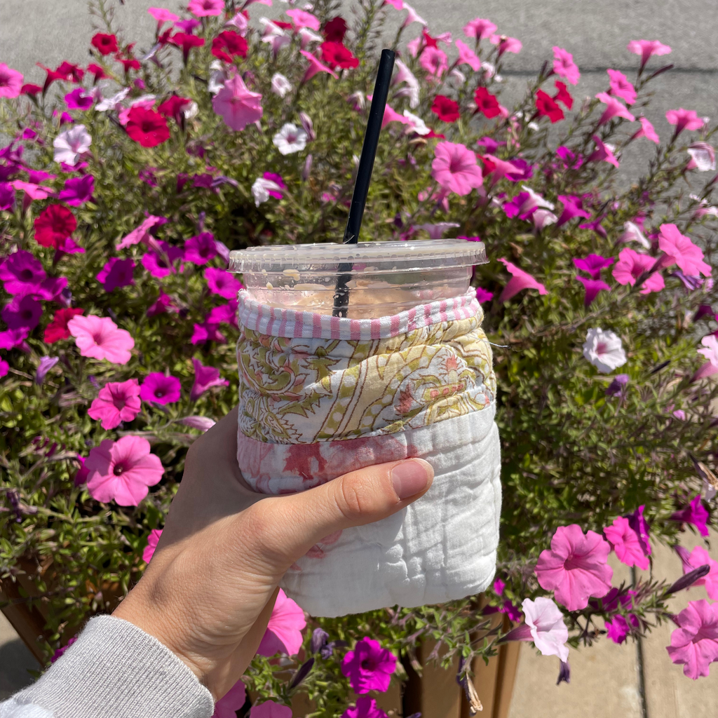 Quilted Coffee Koozie