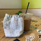 Quilted Coffee Koozie