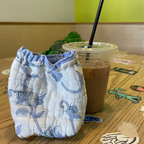 Quilted Coffee Koozie