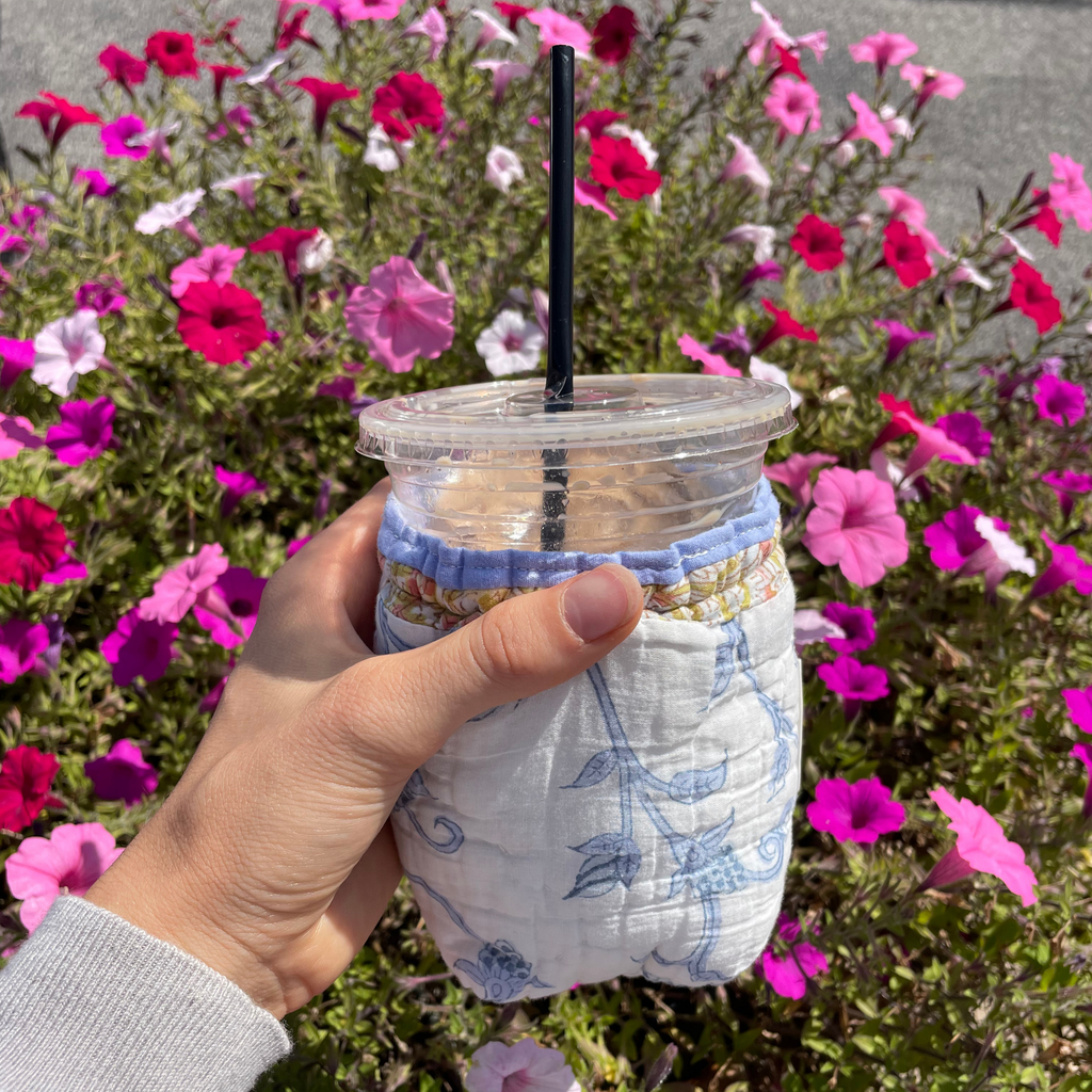 Quilted Coffee Koozie