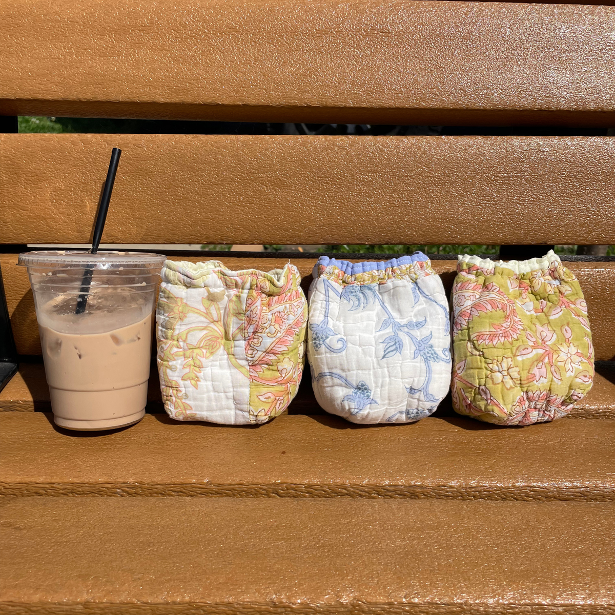 Quilted Coffee Koozie