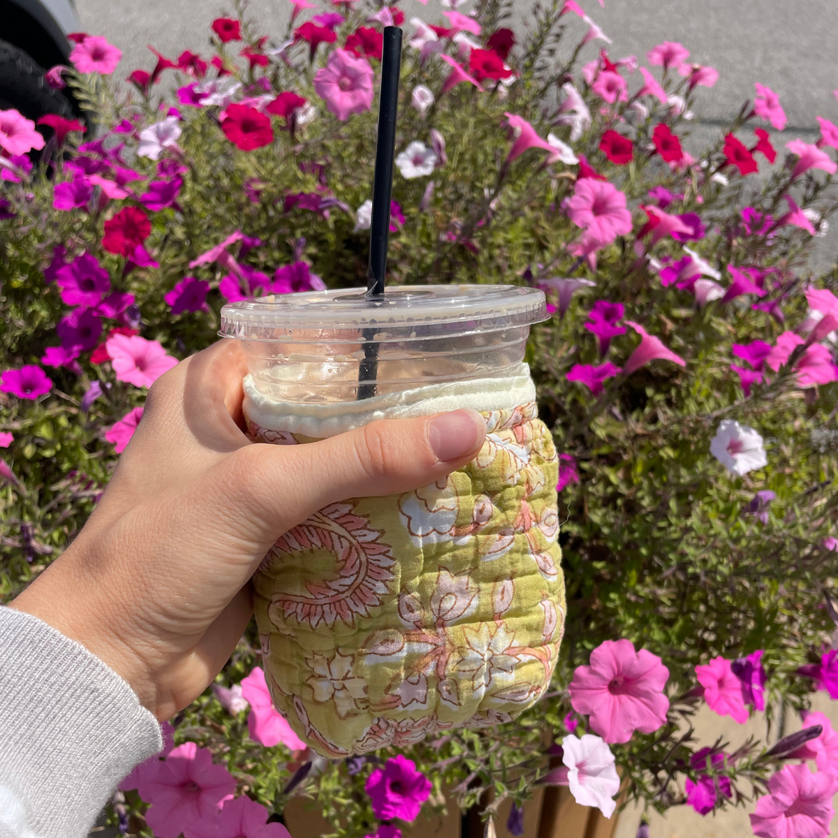 Quilted Coffee Koozie