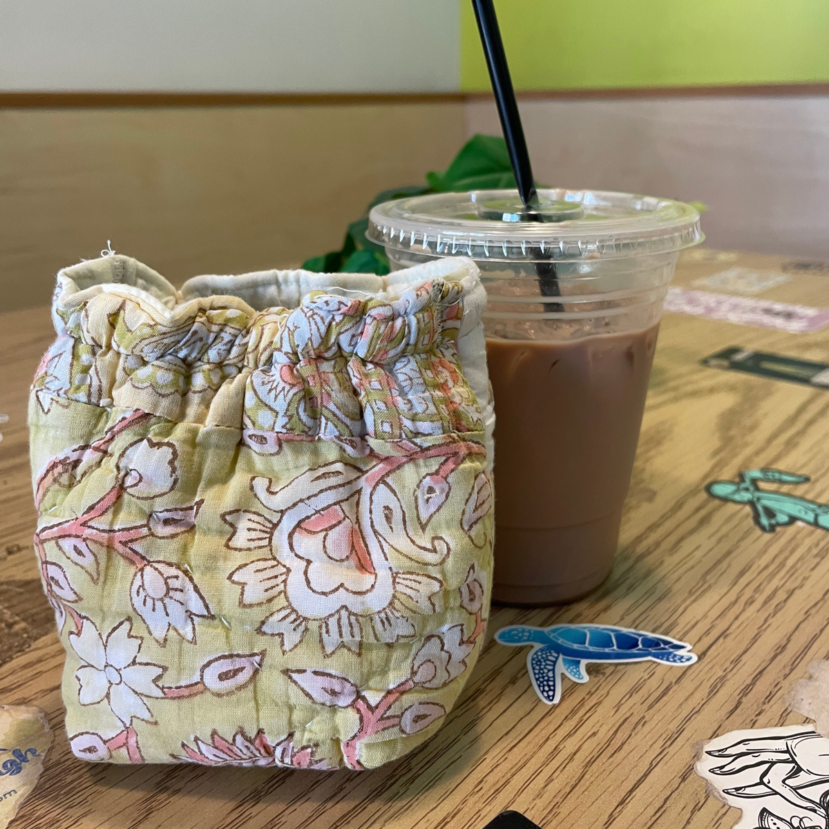 Quilted Coffee Koozie