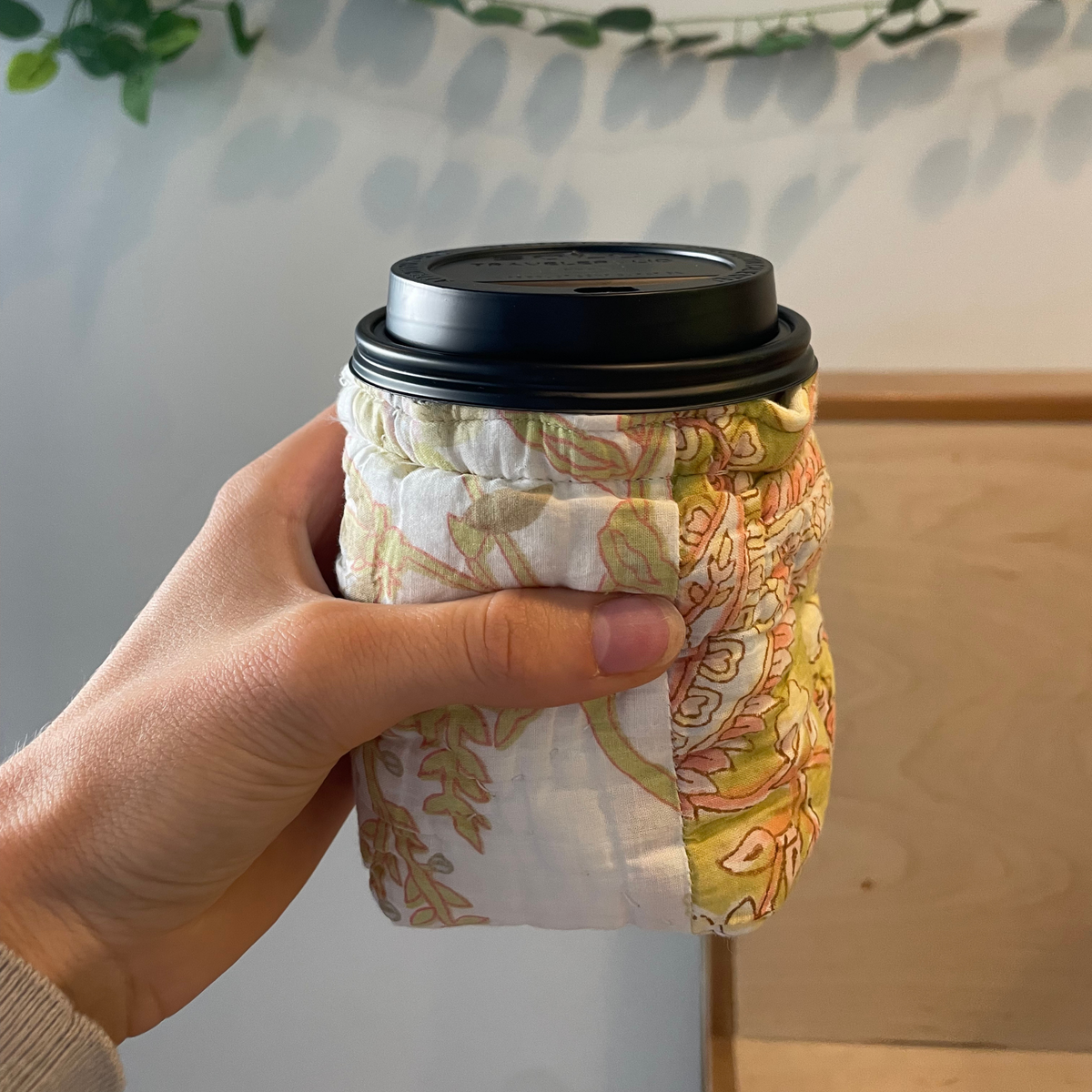 Quilted Coffee Koozie