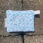 Beachy Blue Keychain Wallet