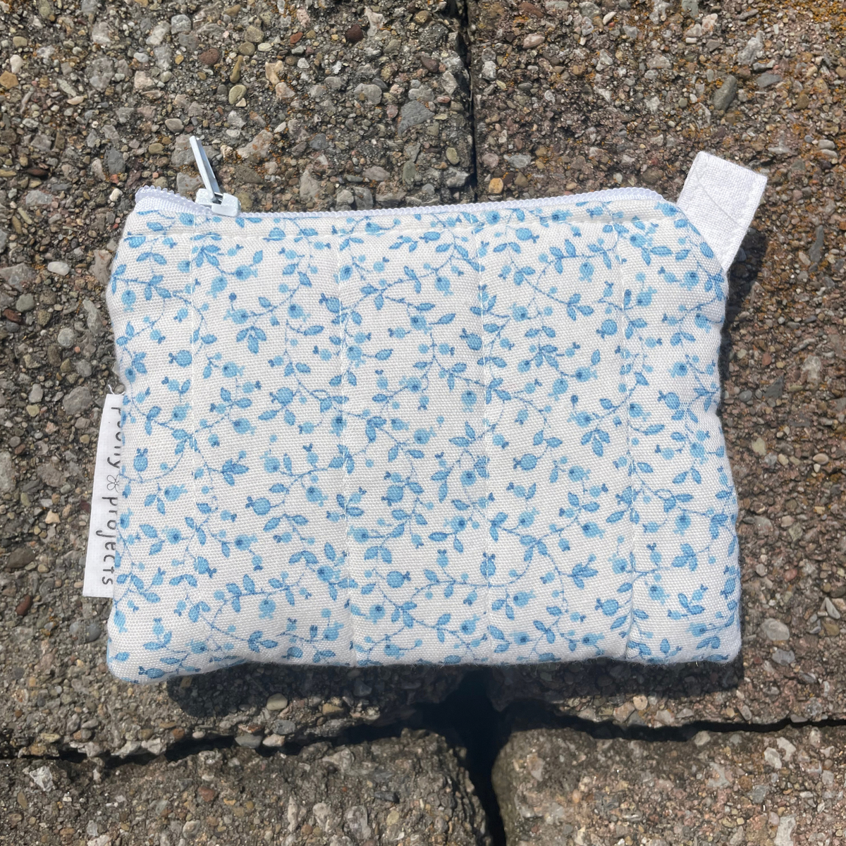 Blueberry Floral Keychain Wallet
