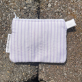 Purple Stripe Keychain Wallet