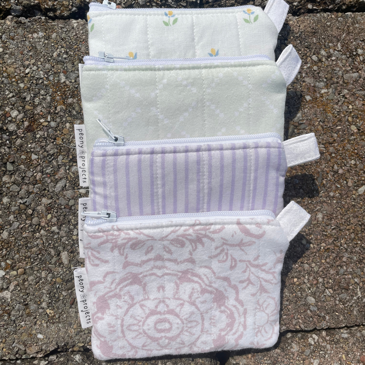 Vintage Pink Keychain Wallet