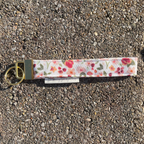 Watercolor Floral Keychain Wristlet