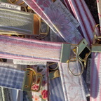 Watercolor Floral Keychain Wristlet