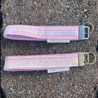 2000s Stripe Keychain Wristlet