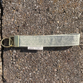 Green Floral Keychain Wristlet