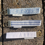 Blueberry Floral Keychain Wristlet