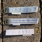 Nautical Stripe Keychain Wristlet