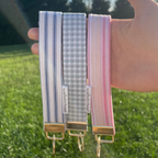 Nautical Stripe Keychain Wristlet