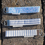 Nautical Stripe Keychain Wristlet