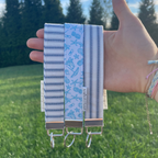 Nautical Stripe Keychain Wristlet