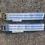 Nautical Stripe Keychain Wristlet